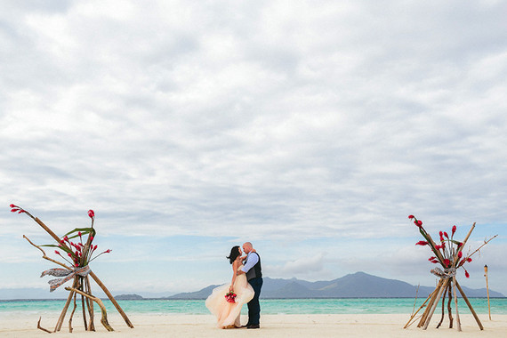 Fiji elopement portrait