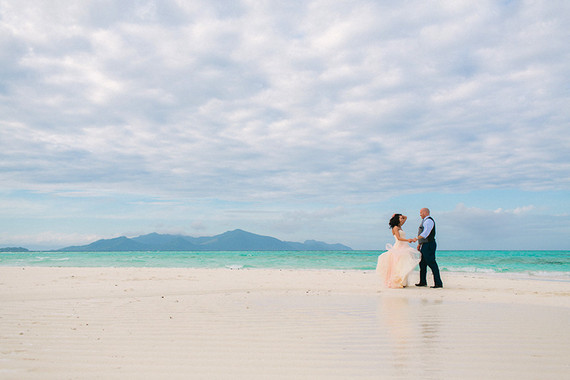 Fiji elopement portrait