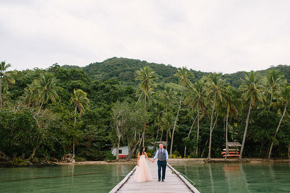 Fiji elopement portrait