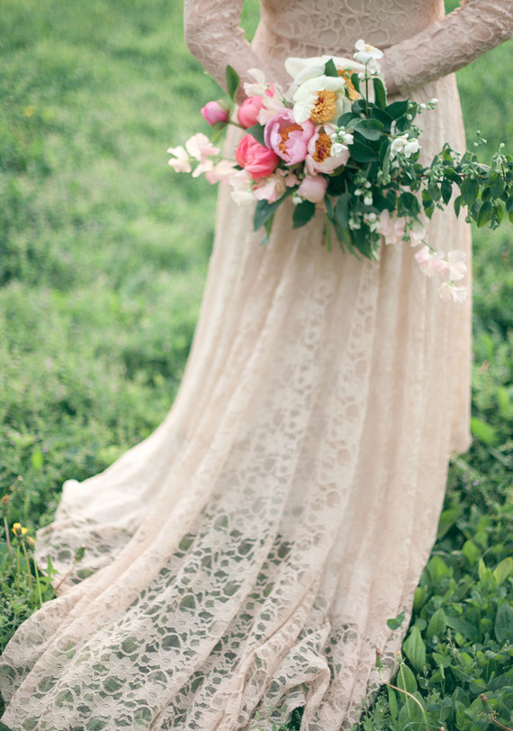 Summer bridal bouquet