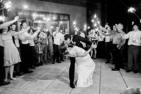 Sparkler send off
