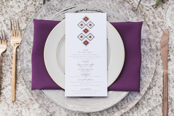 Bohemian place setting