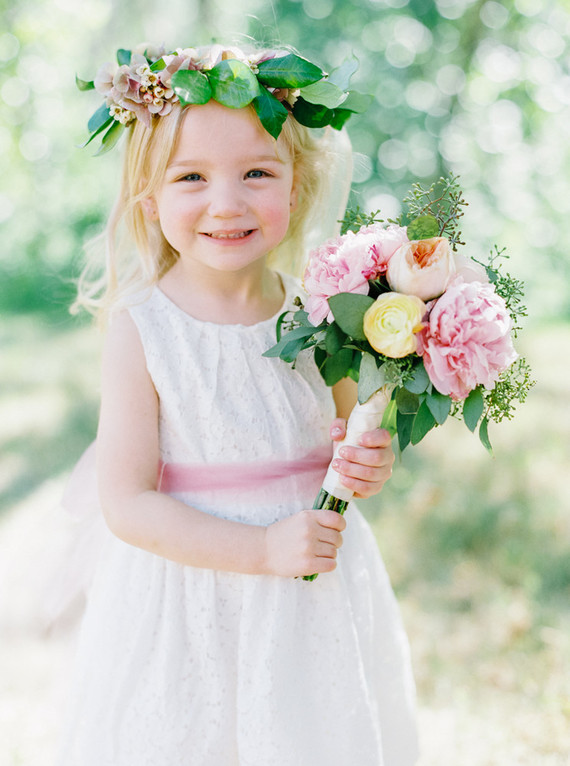 Flower girl portrait