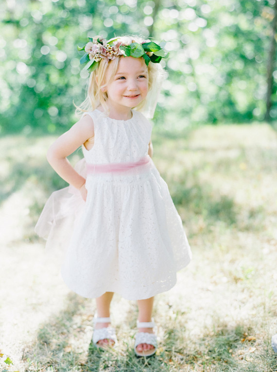 Flower girl portrait