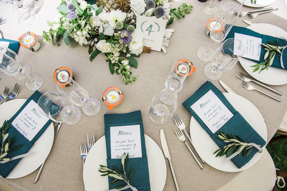 Wedding tablescape
