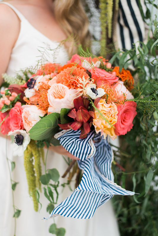 Summer bridal bouquet