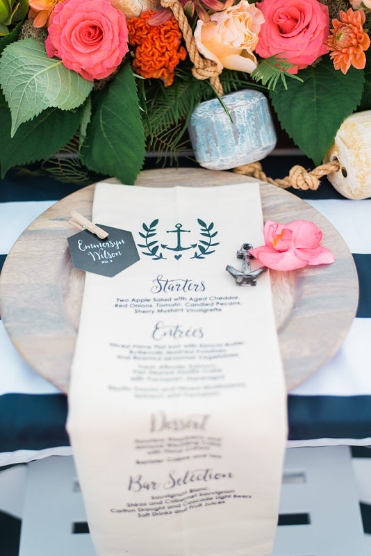 Nautical place setting