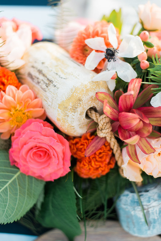 Summer wedding florals