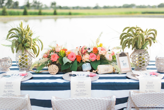 Nautical tablescape