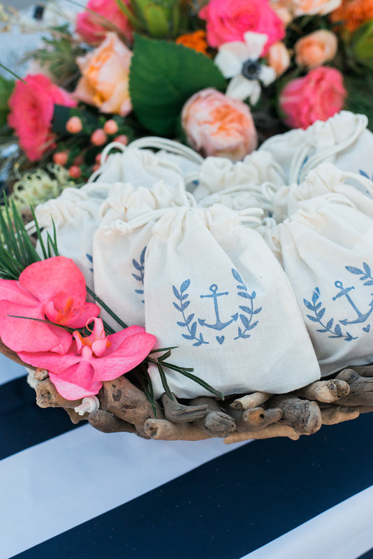 Nautical wedding favors