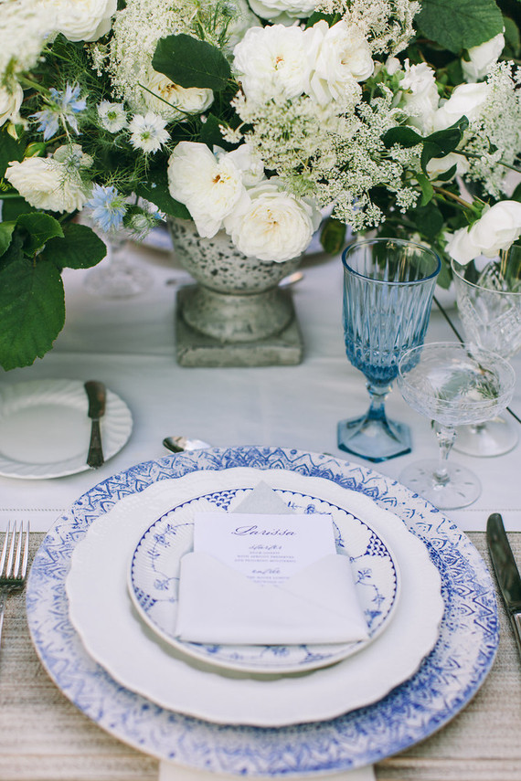 Vintage place setting