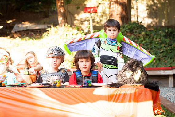 kids halloween movie night