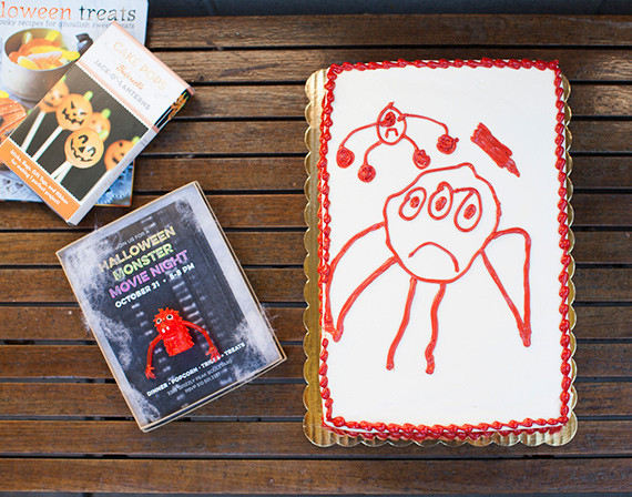 custom kids drawing cake