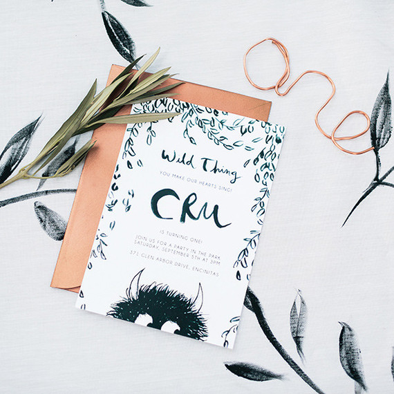 first birthday invites