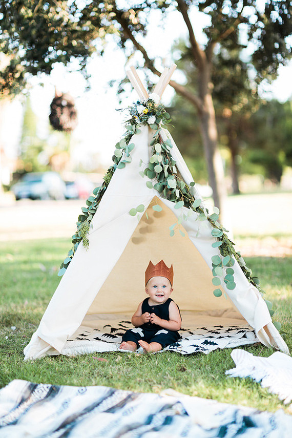 Modern Wild Thing 1st Birthday party