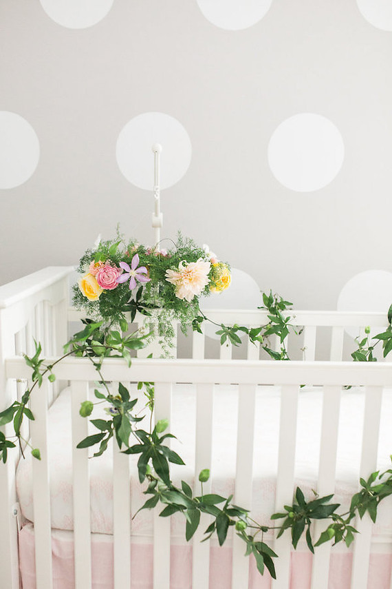 floral decorated nursery Inspiration