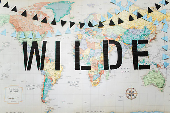 black and white baby shower