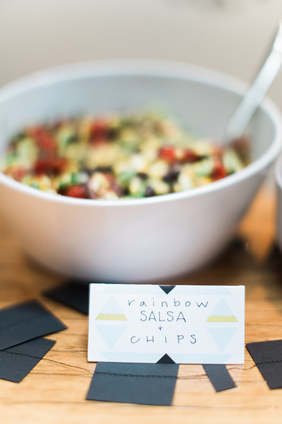 black and white baby shower