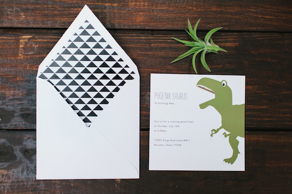 dinosaur invites