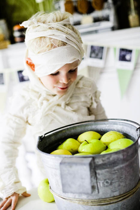 bobbing for apples