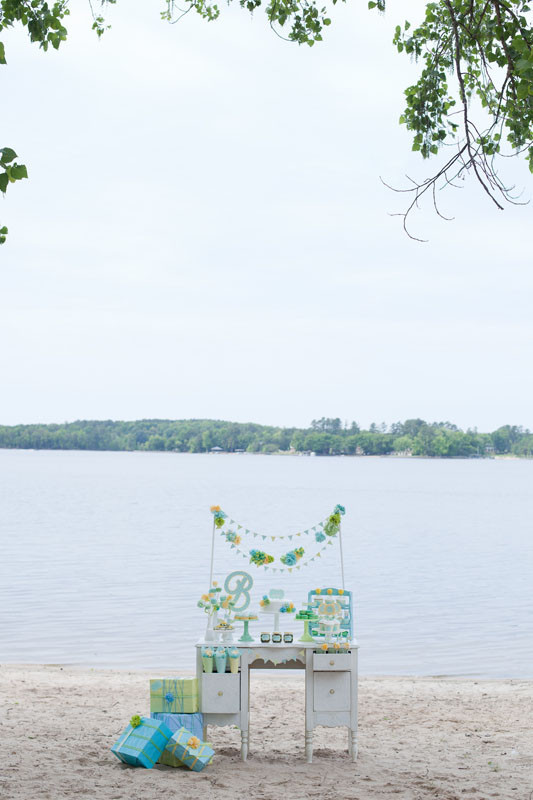 blue and yellow baby shower ideas