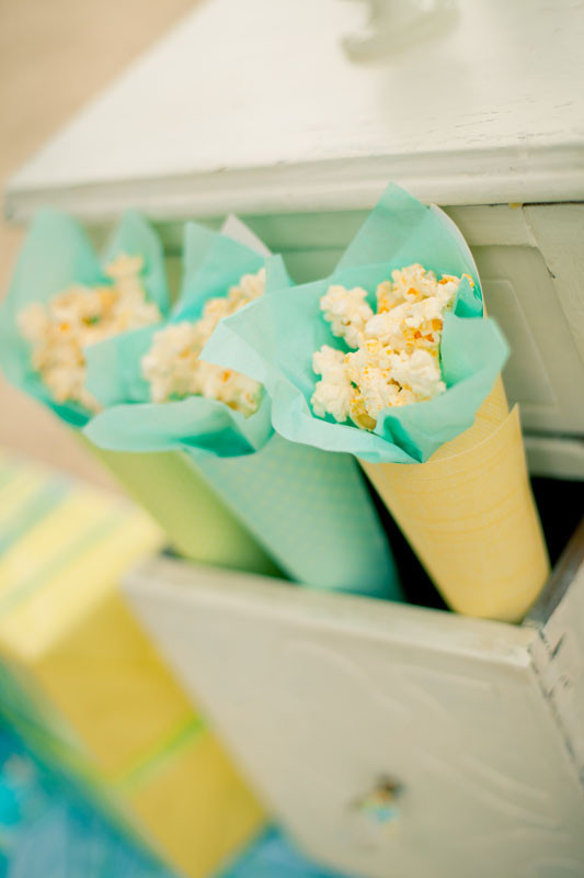 blue and yellow baby shower ideas