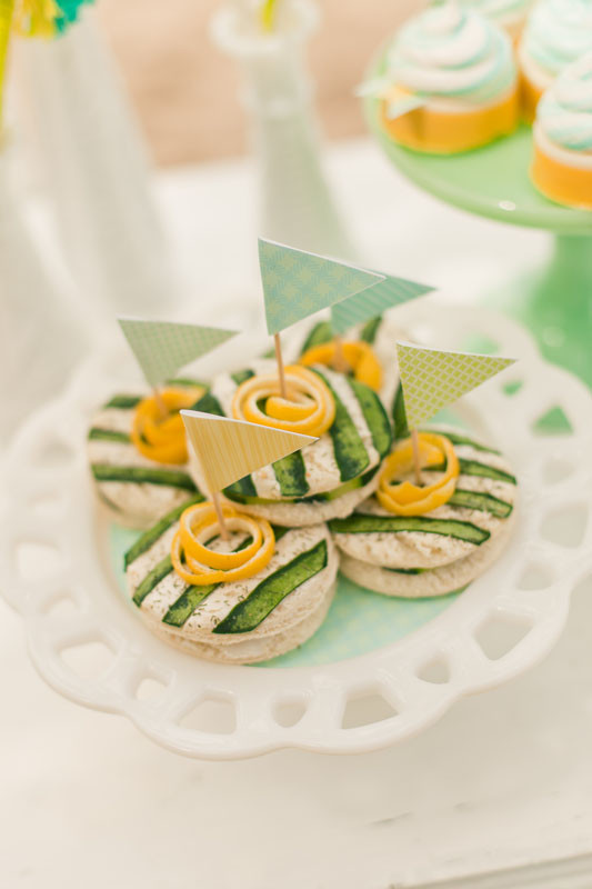 blue and yellow baby shower ideas