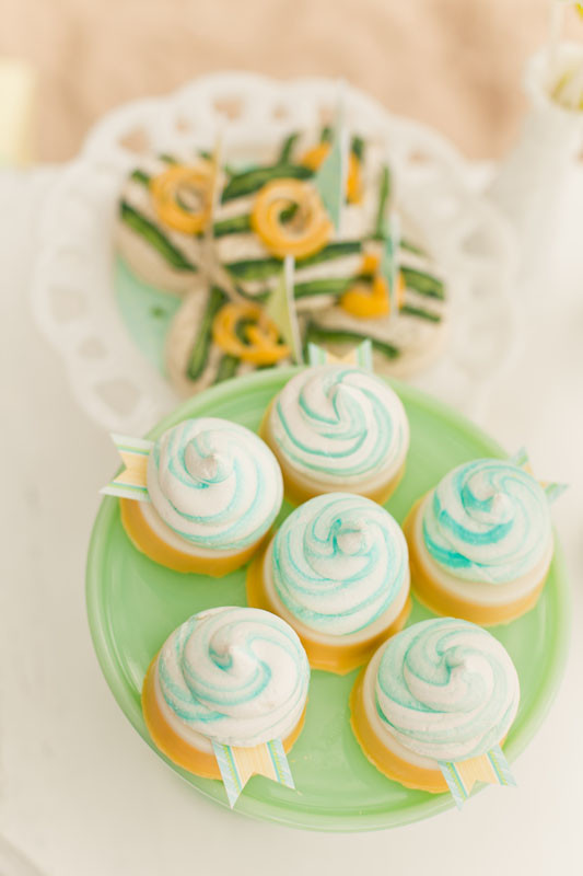 blue and yellow baby shower ideas