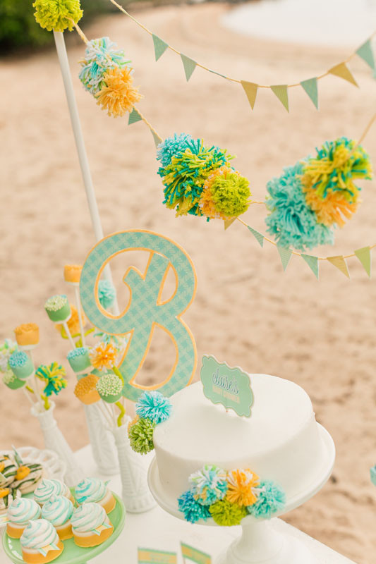 blue and yellow baby shower ideas