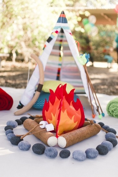 felt campfire