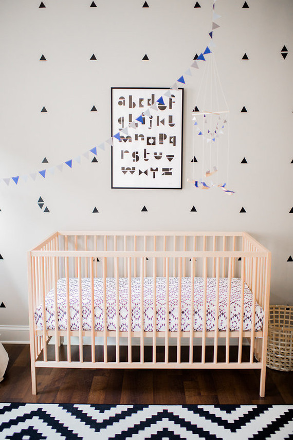 black and white boys nursery