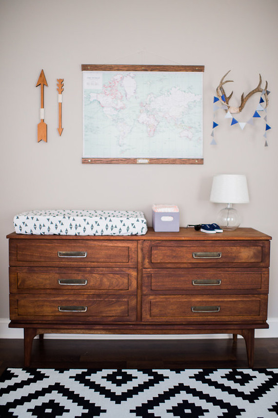 black and white boys nursery