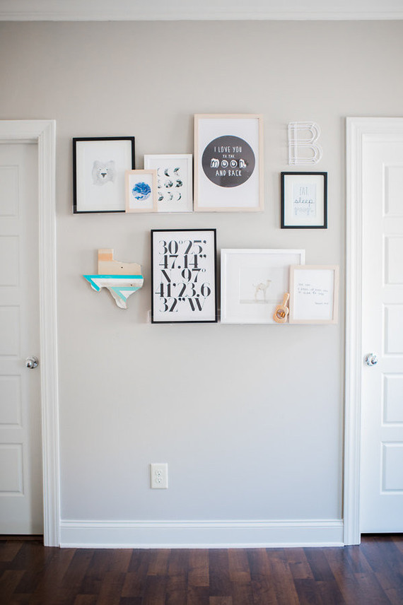 black and white boys nursery