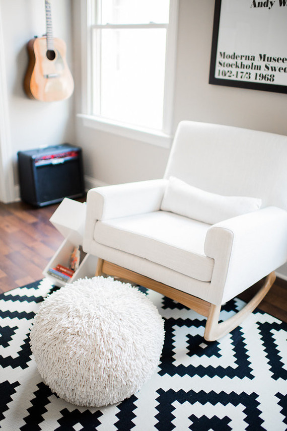 black and white boys nursery