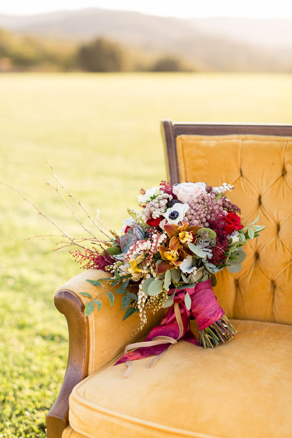 Fall bridal bouquet
