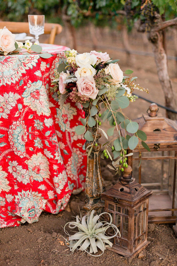 Fall wedding florals