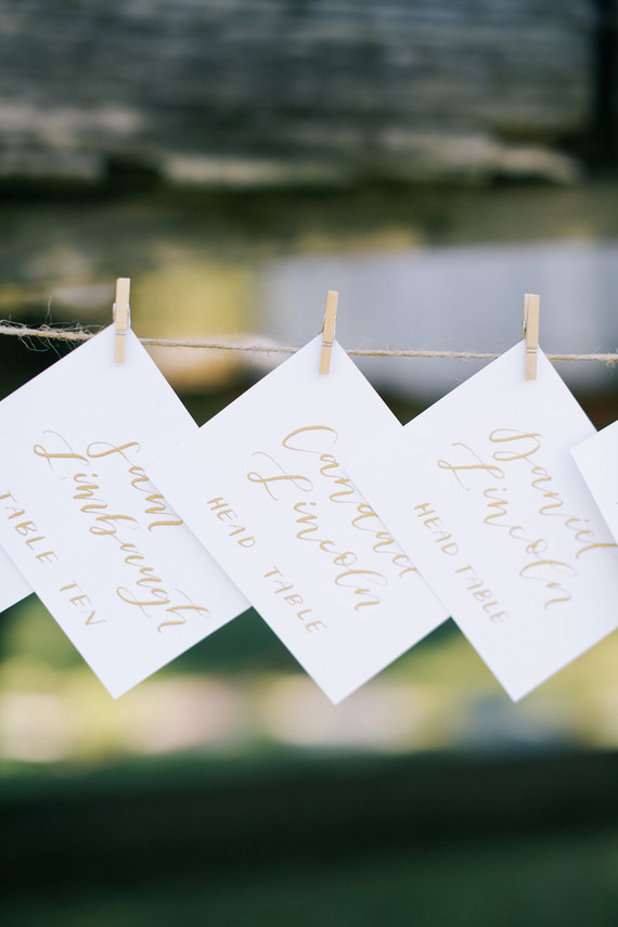 Escort card display
