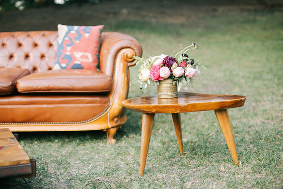 Wedding lounge area