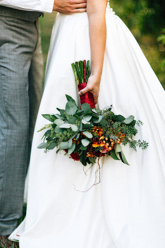 Fall bridal bouquet