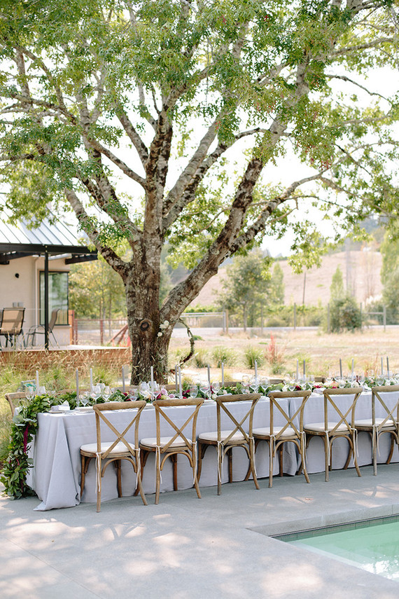 Harvest dinner party tablescape
