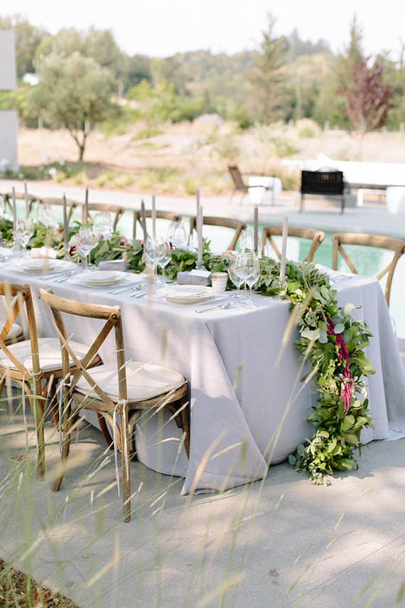 Harvest dinner party tablescape