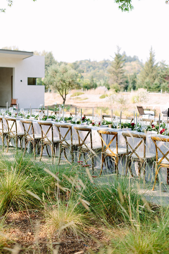 Harvest dinner party tablescape
