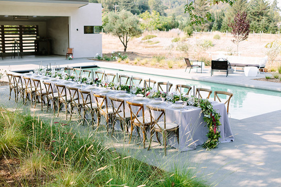 Harvest dinner party tablescape