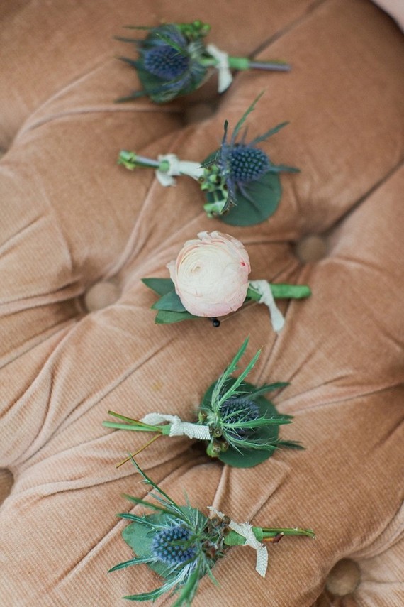 Groomsmen boutonniere Inspiration