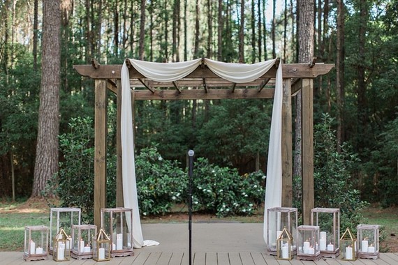 Rustic wedding altar Inspiration