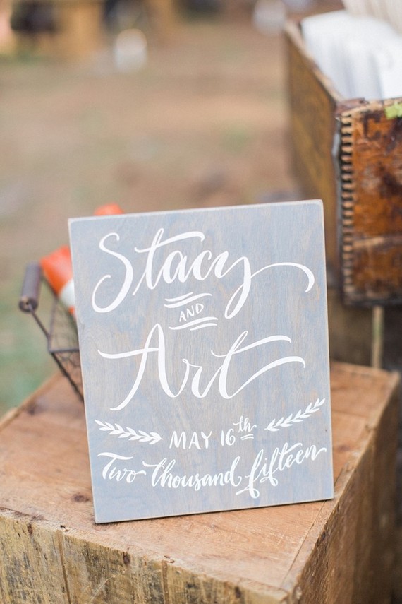Wedding signage