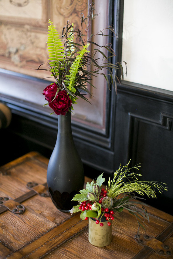 Fall wedding florals