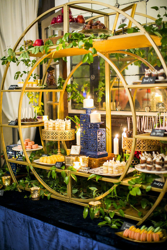 Wedding dessert display
