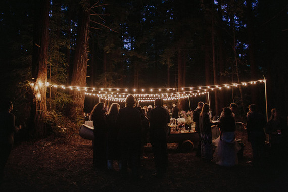 Camp themed wedding
