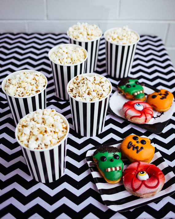 modern halloween party